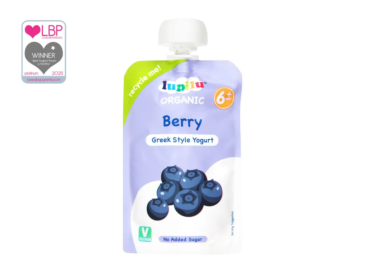 Greek style pouch - blueberry