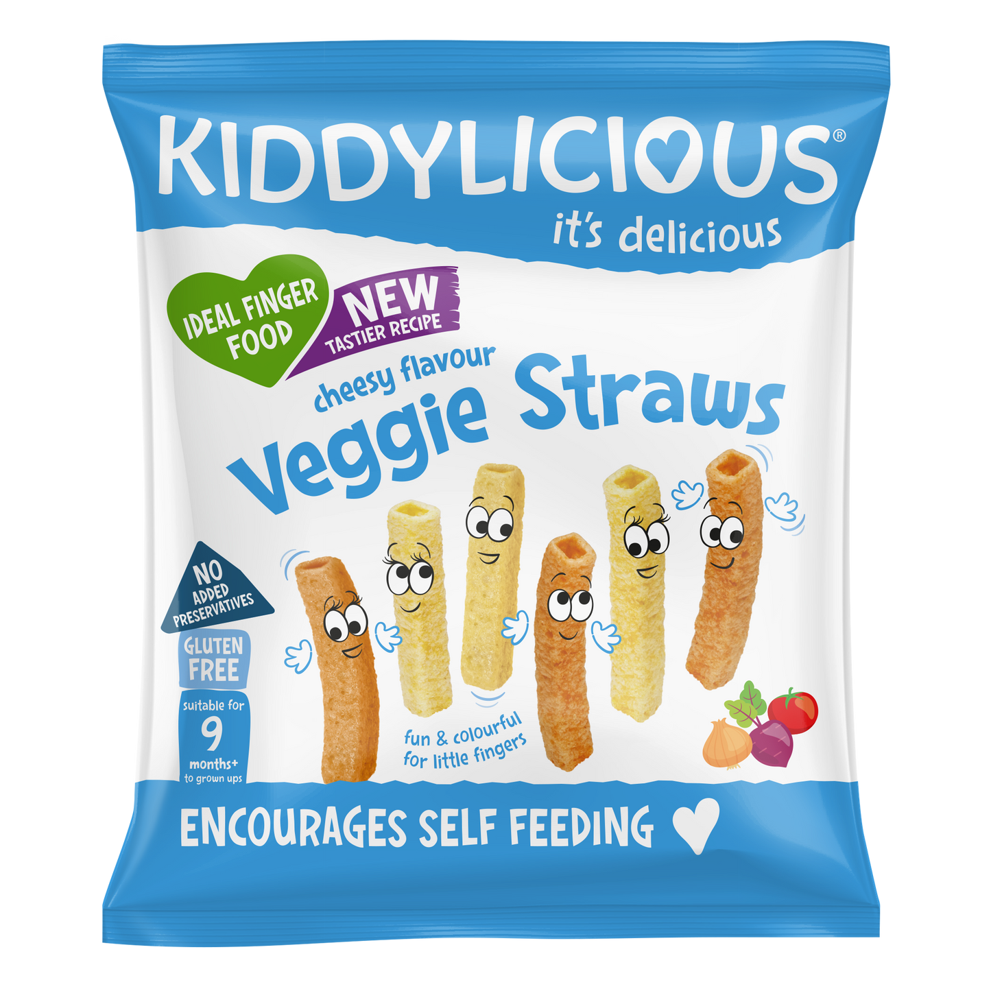 Kiddylicious veggie straws - cheese