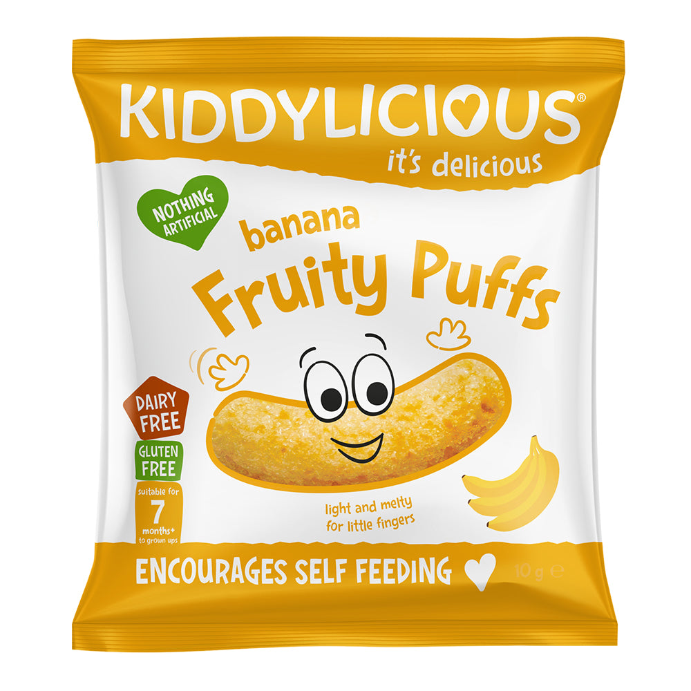 Kiddylicious fruity puffs banana 7m+