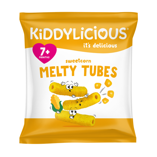 Kiddylicious melty tubes Sweetcorn 7m+