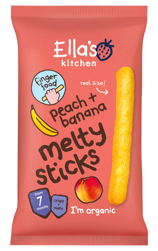 Peach & Banana Melty sticks 7m+
