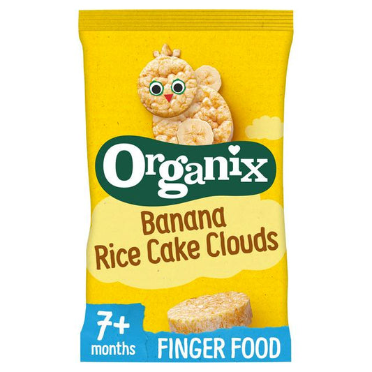 Organix banana cloud rice cakes