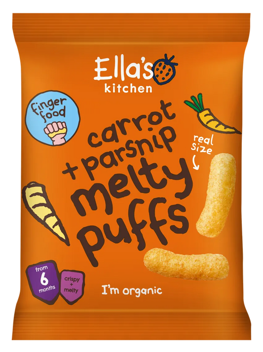 Ella's Kitchen melty puffs 6m+ Carrot & Parsnip