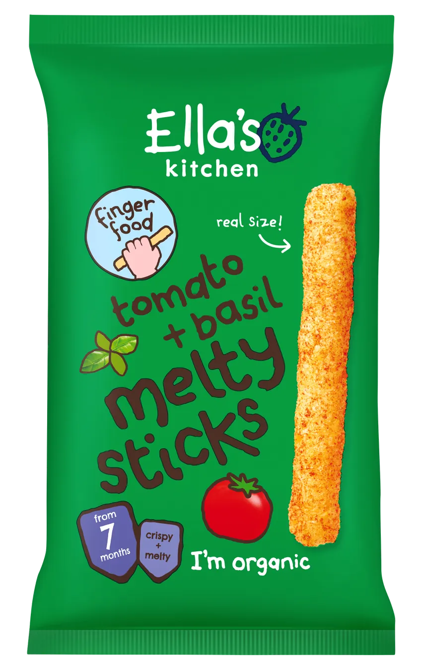 Tomato & Basil Melty sticks 7m+