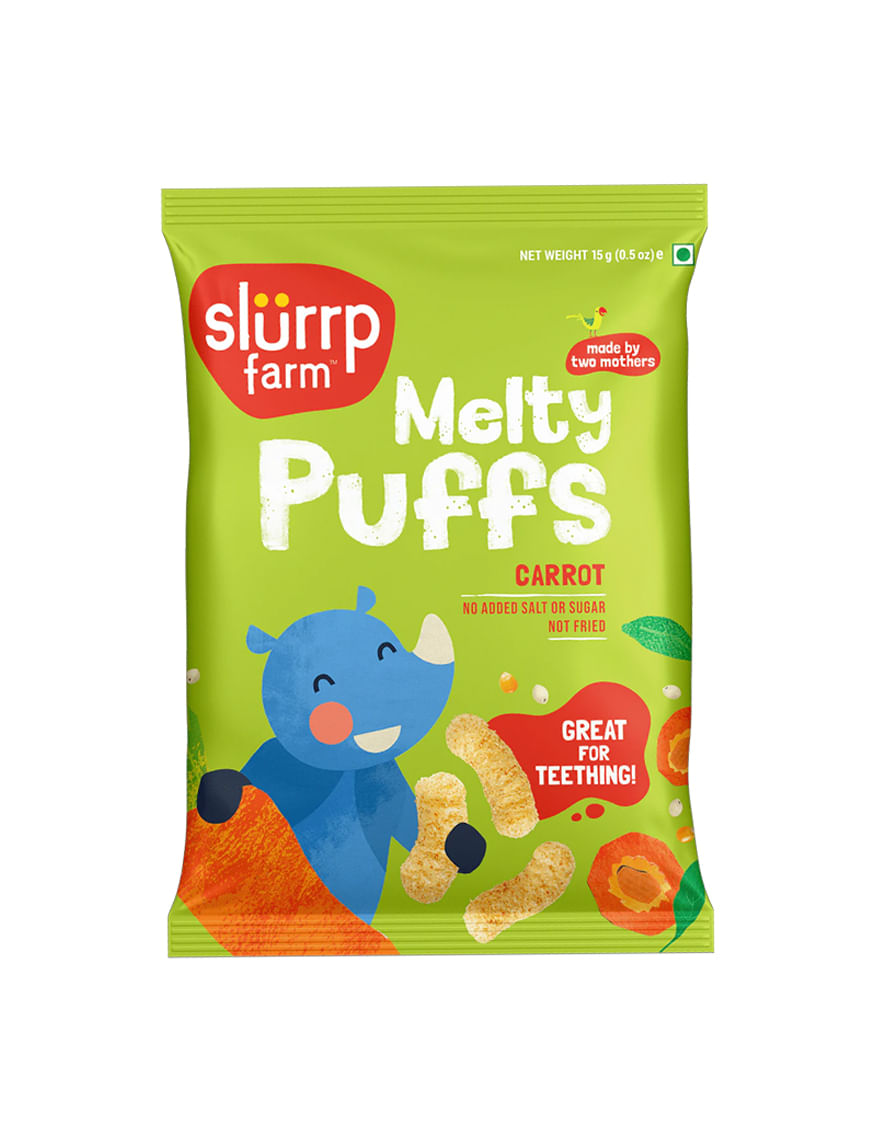 Carrot Melty puffs 6m+