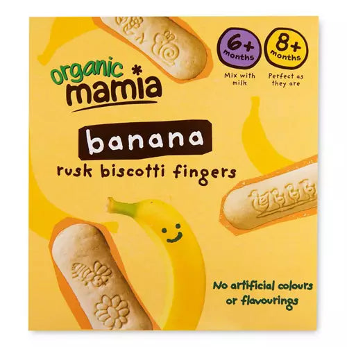 Banana Rusk Biscotti 6m+